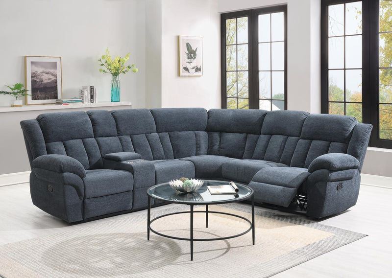 U84 - Motion 3 Piece Sectional - Gray