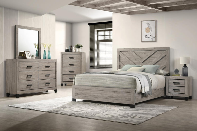 B528 - Nightstand - Light Gray