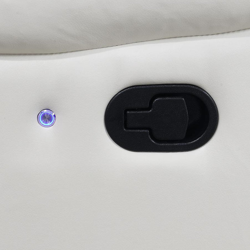 U157 - Motion LED Loveseat - White