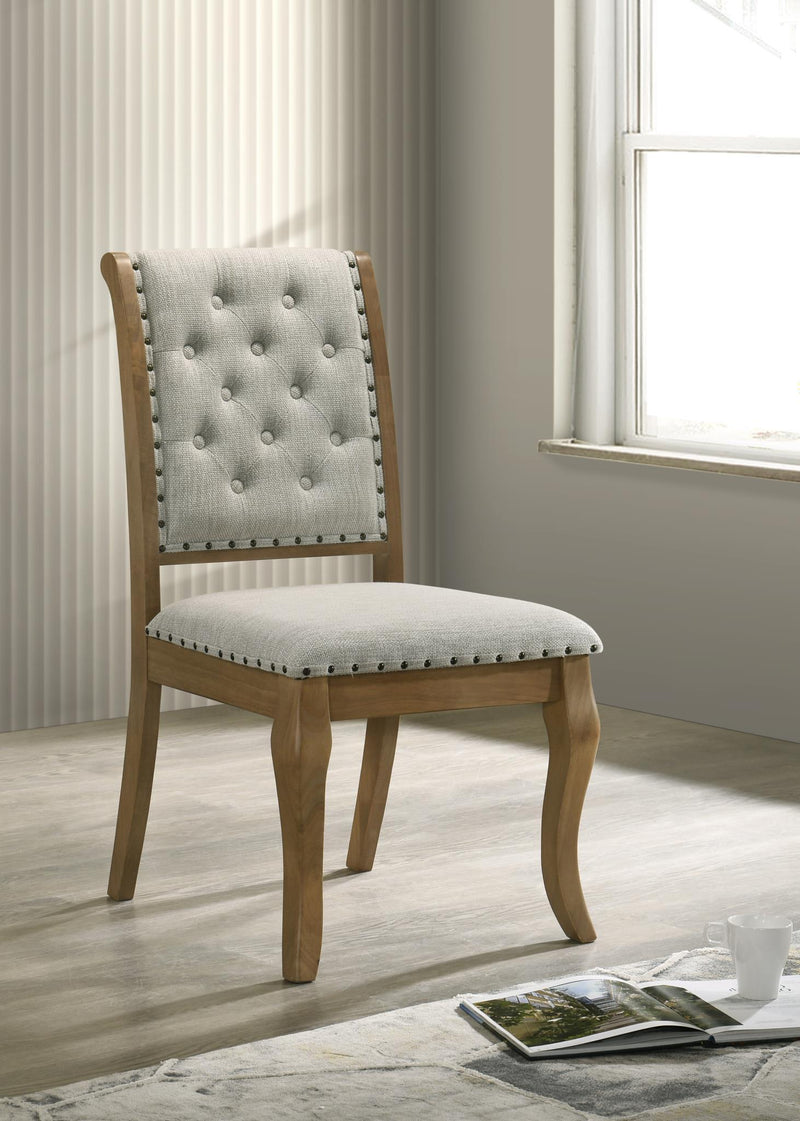 D072 - Dining Chair (Set of 2) - Antique Oak