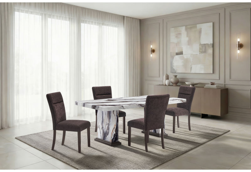D8212DC - Dining Chair - Dark Brown