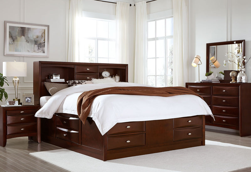 Linda - Nightstand - New Merlot