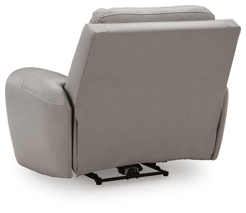 Real Moments - Power Recliner With Audio Seating - Ash
