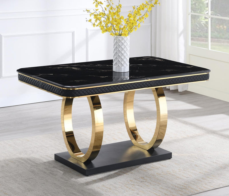 D210 - Dining Table - Black