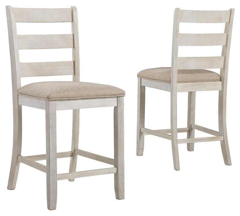 Skempton - Upholstered Barstool (Set of 2) - White