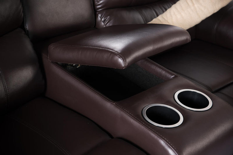 U191 - Motion Loveseat - Brown
