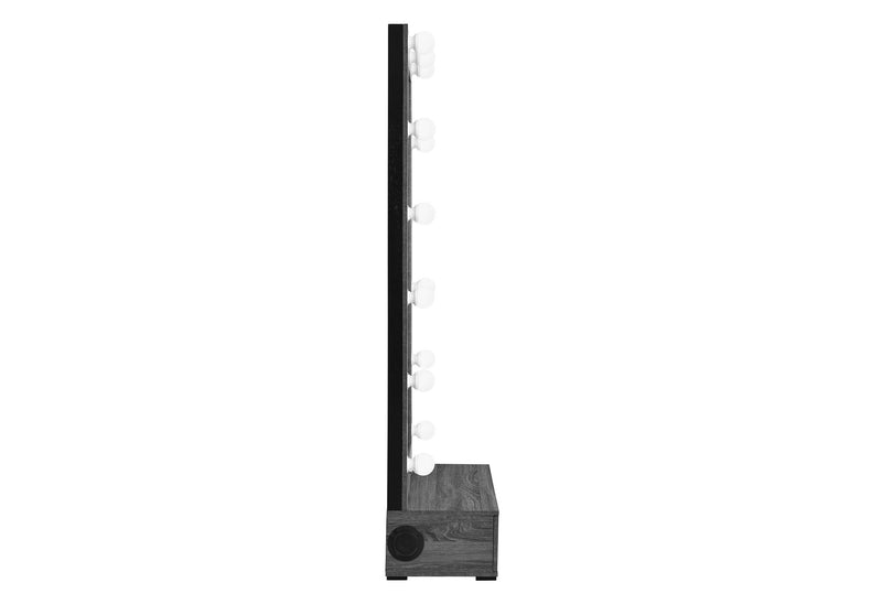 Lexi - Narrow Tall Mirror - Gray