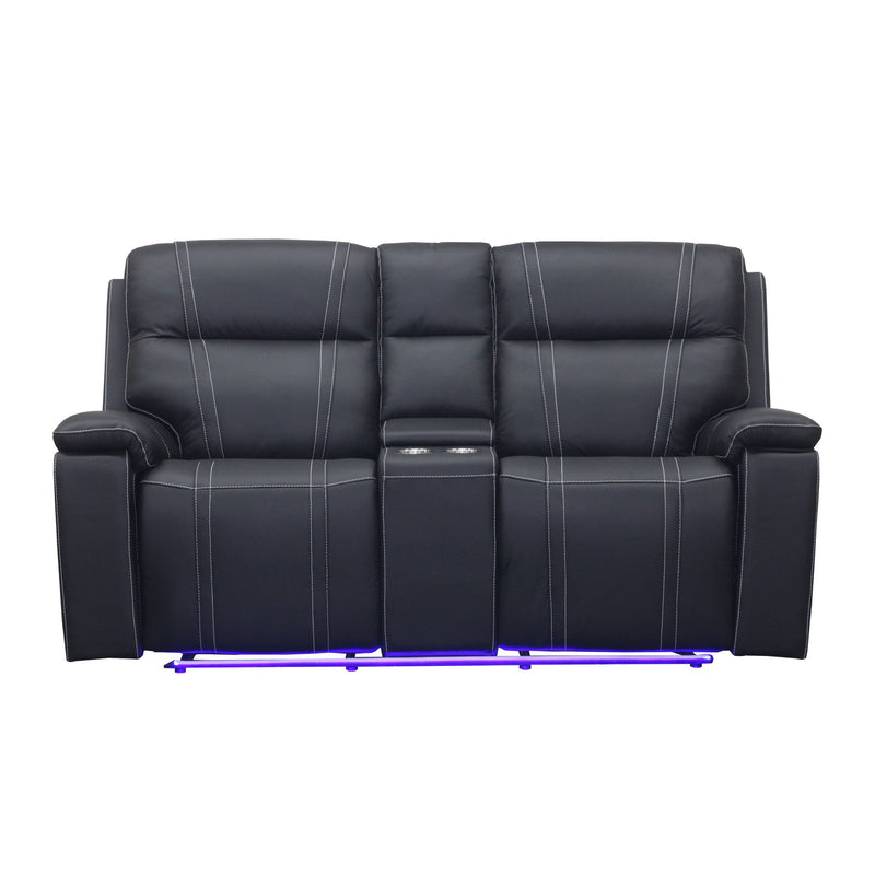 Hartley - Reclining Console Loveseat