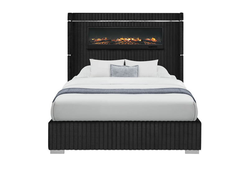 2215 - Queen Bed - Black