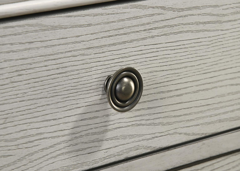 B320 - Oak Mirror - Antique White