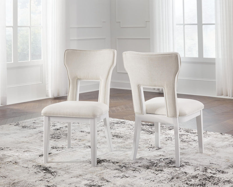 Chalanna - Dining Upholstered Side Chair (Set of 2) - White